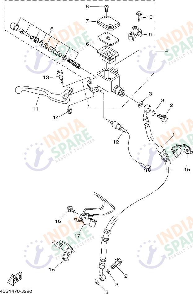 FRONT MASTER CYLINDER